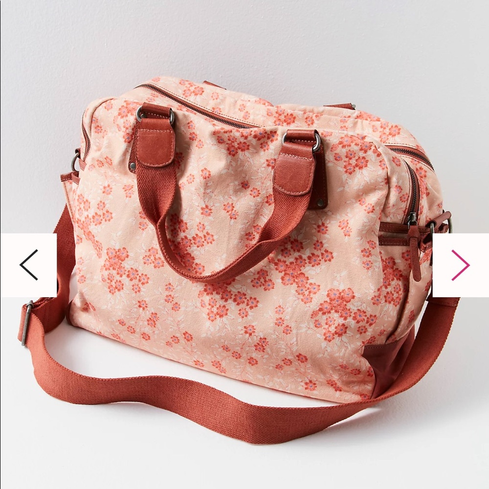 Free people on holiday weekender bag